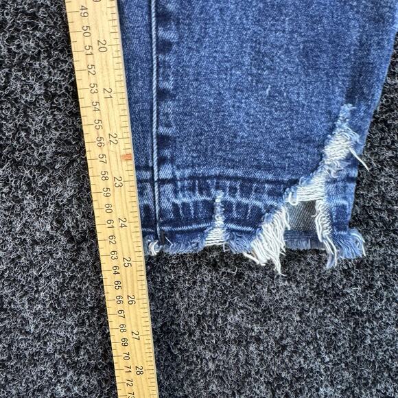 BKE Payton Jeans Women's 31 Blue Ankle Skinny Mid Rise Universal Fit Distressed - Picture 8 of 9